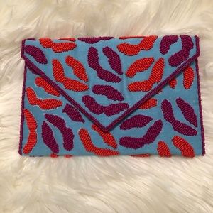 By St Xavier Lips Crossbody/clutch